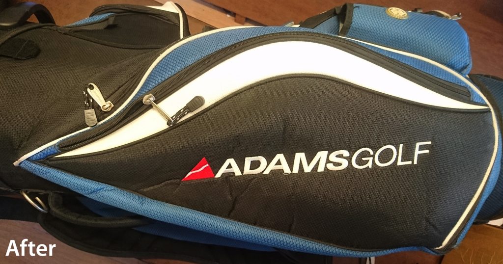 ADAMS golf bag zip problem Zip Experts