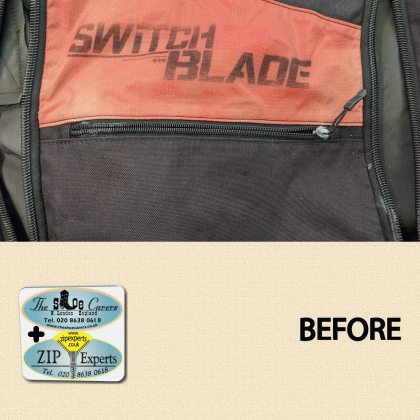 CABRINHA SWITCH BLADE Kite surf bag corroded zip repair - Image 3